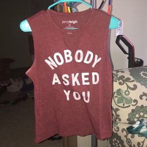 Tank top style shirt
